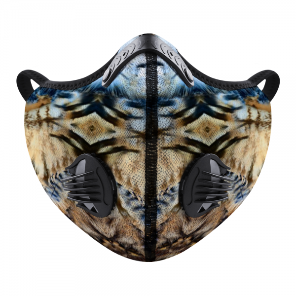 Blue Tiger Protective Face Mask With Filter