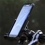 Bicycle Phone Holder CNC Motorcycle Handlebar Mobilephone Support Aluminum Alloy 360 Rotation MTB Road Bike Mount Accessories 5