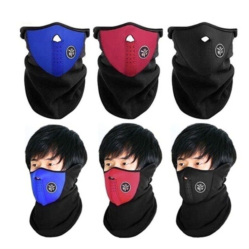 Unisex Motorcycle Warm Mask Neck Warm Snowboard Bike Riding Mask Scarf Accessories Windproof Outdoor Sports Ski Cycling Bicycle 2
