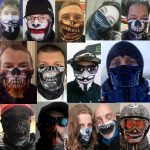 3D Punisher Mask Bandana Mascarillas Venom Neck Gaiter Cycling Face Mask Hiking Scarves Headband Ski Balaclava Bufanda Hombre 3